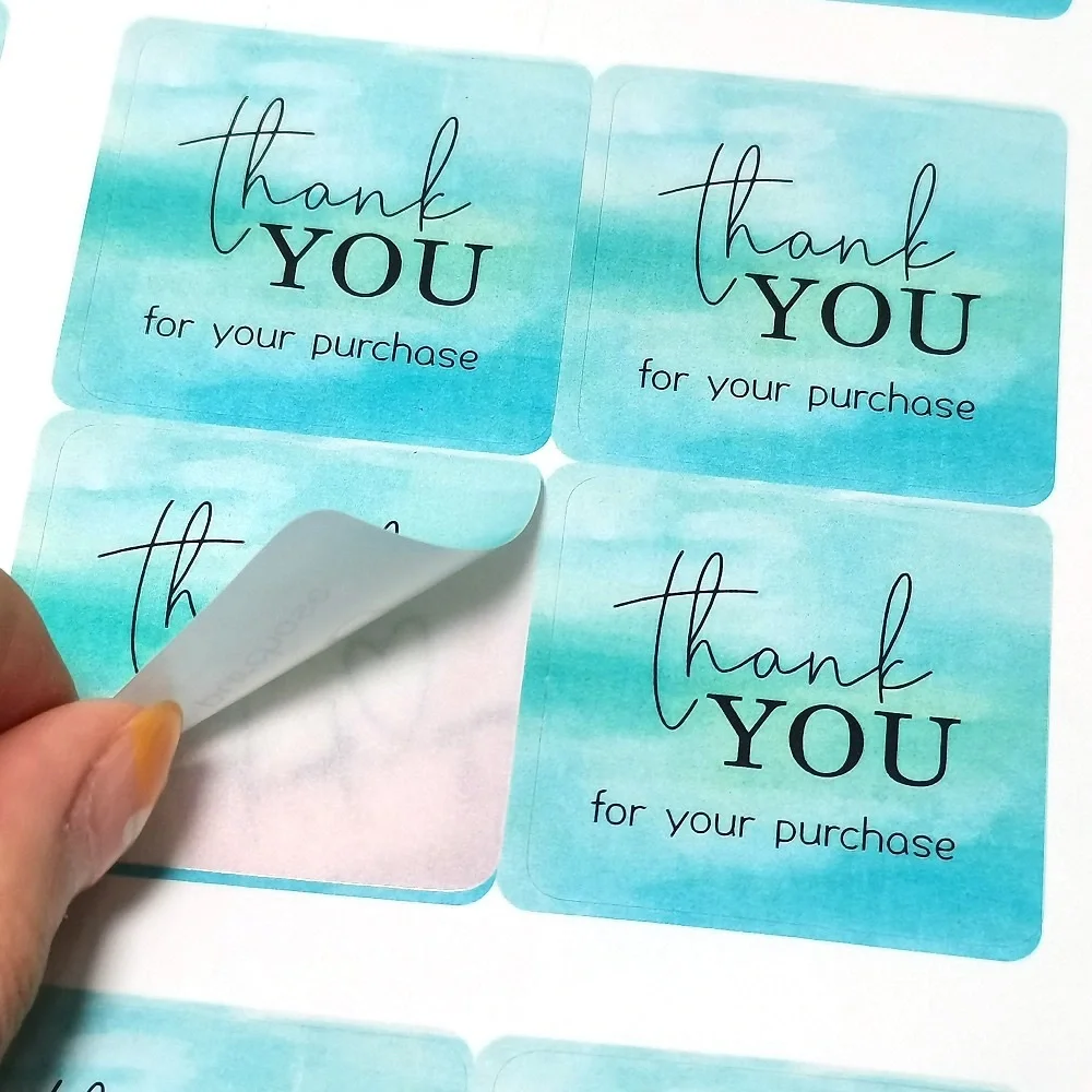 200pcs Thank You Stickers Set